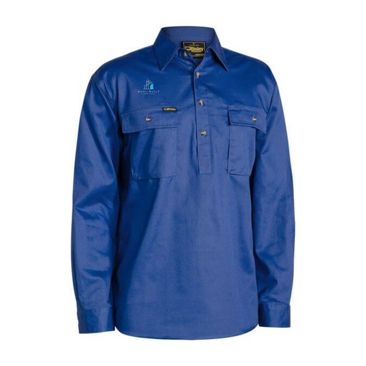 Closed Front Cotton Drill Shirt