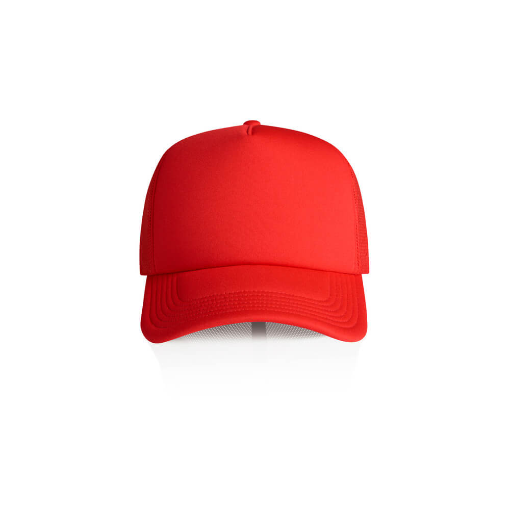 Custom business logo Frame Foam Trucker Cap from AS Colour available at Workwear Ink