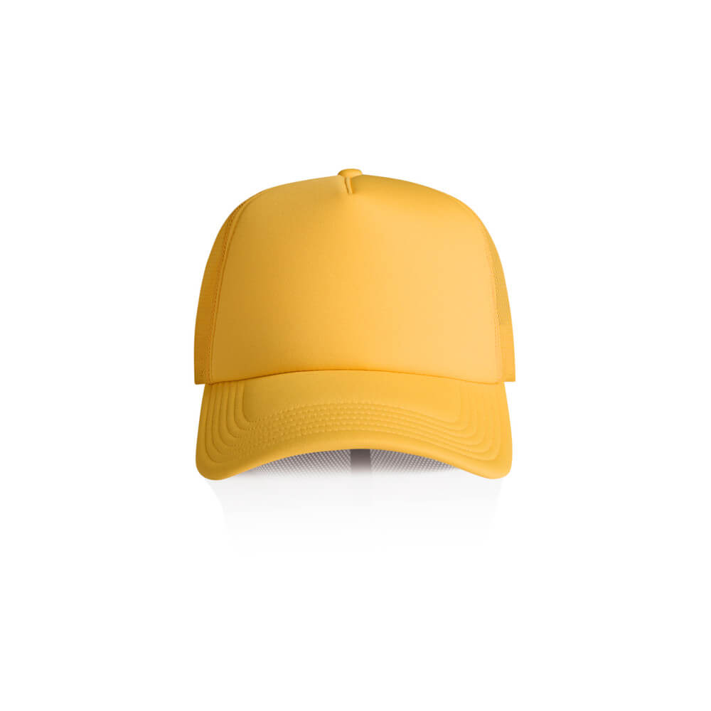 Custom business logo Frame Foam Trucker Cap from AS Colour available at Workwear Ink