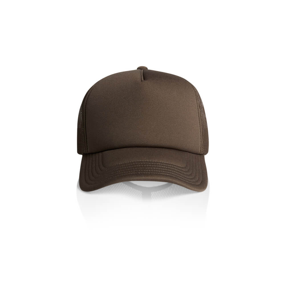 Custom business logo Frame Foam Trucker Cap from AS Colour available at Workwear Ink