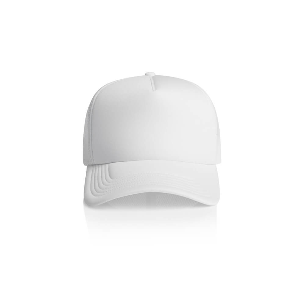Custom business logo Frame Foam Trucker Cap from AS Colour available at Workwear Ink