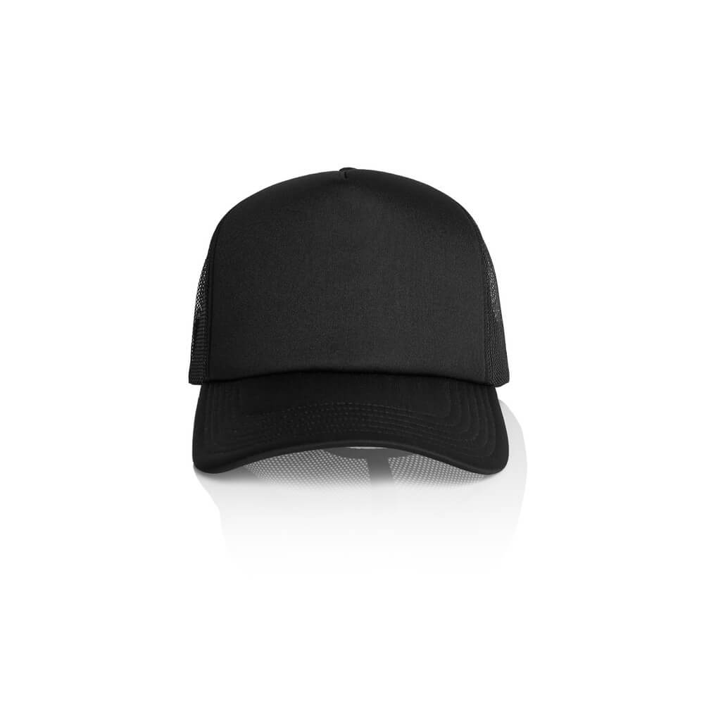 Custom business logo Frame Foam Trucker Cap from AS Colour available at Workwear Ink