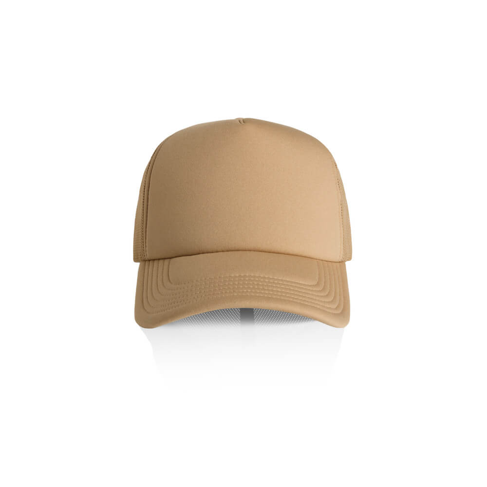 Custom business logo Frame Foam Trucker Cap from AS Colour available at Workwear Ink