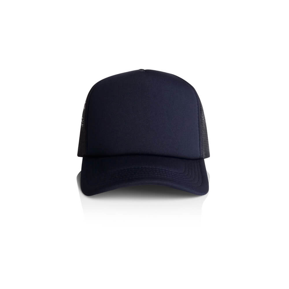Custom business logo Frame Foam Trucker Cap from AS Colour available at Workwear Ink