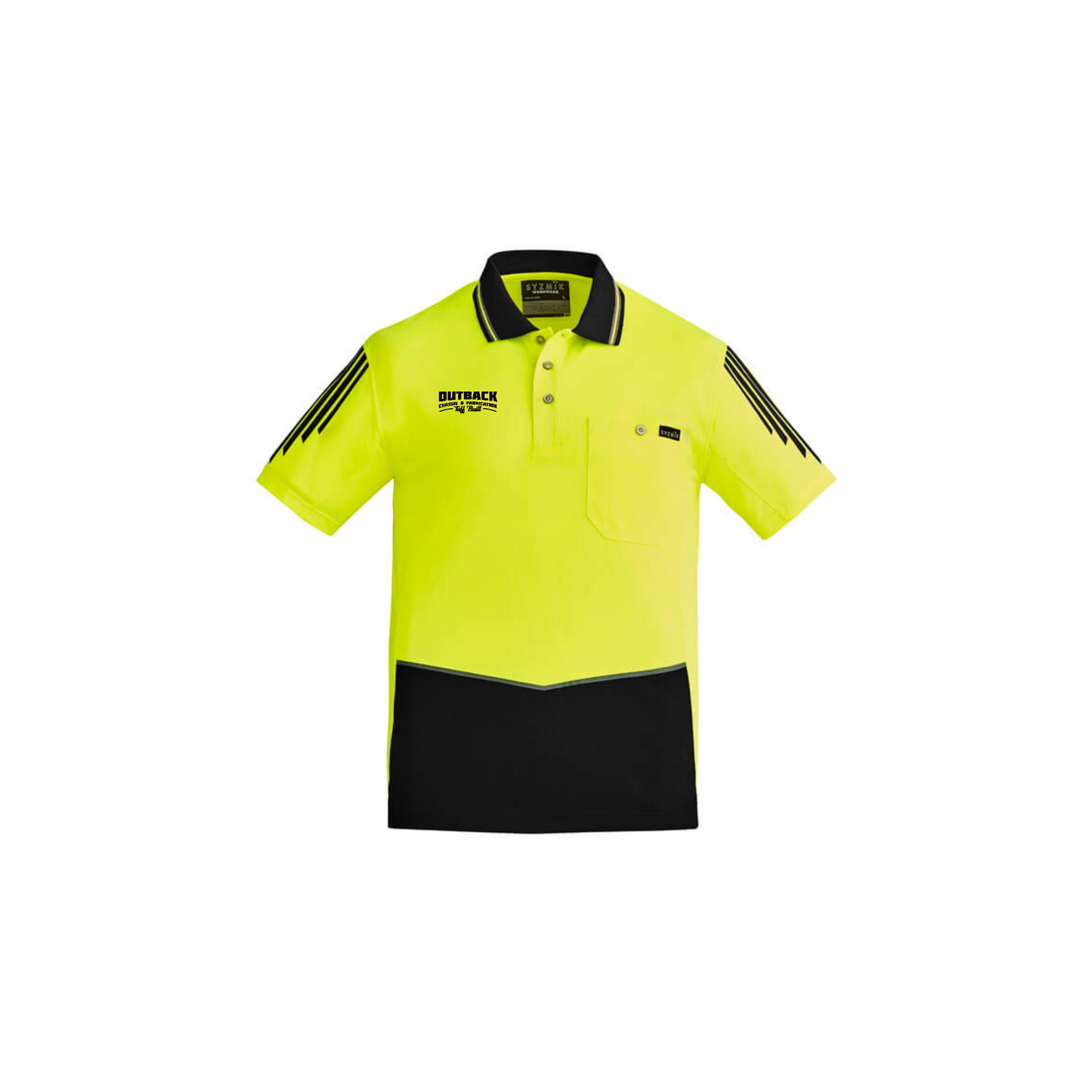 Men's Hi Vis Flux Short Sleeve Polo