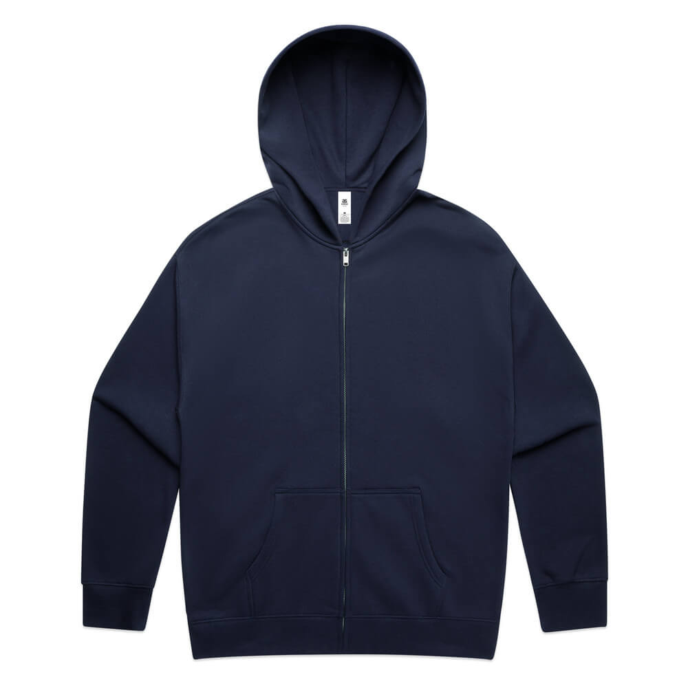 Custom business logo Men's Relax Zip Hoodie from AS Colour available at Workwear Ink