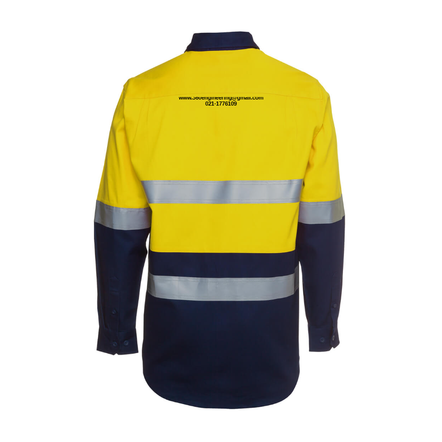 Hi Vis L/S D&N 190g Work Shirt