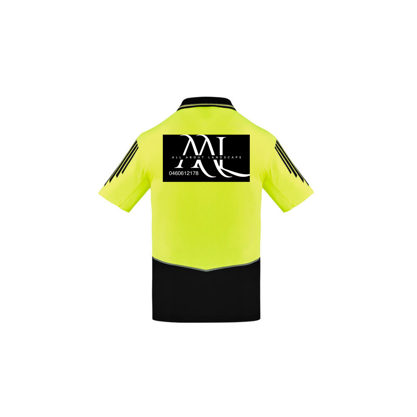 Men's Hi Vis Flux Short Sleeve Polo