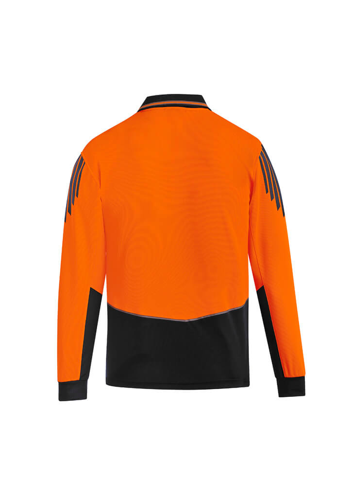 Men's Hi Vis Flux Long Sleeve Polo