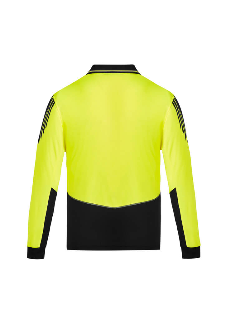 Men's Hi Vis Flux Long Sleeve Polo