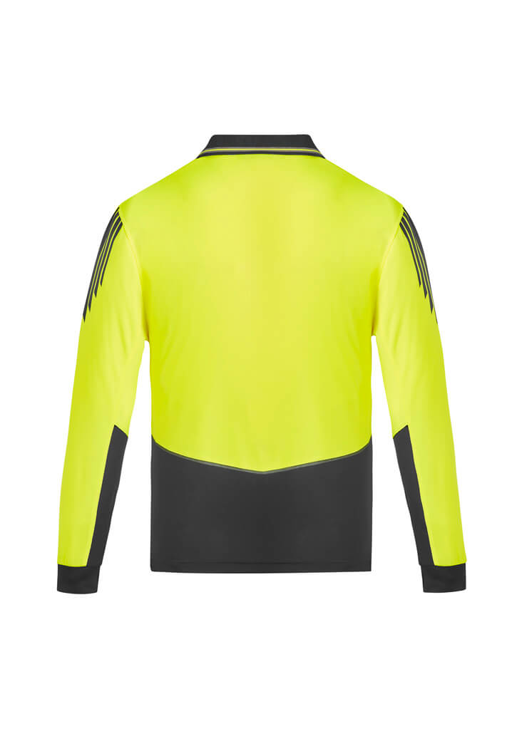 Men's Hi Vis Flux Long Sleeve Polo