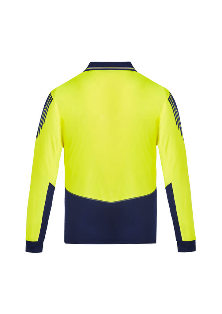Men's Hi Vis Flux Long Sleeve Polo