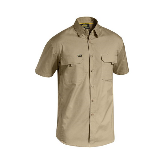 Custom business logo X Airflowâ„¢ Ripstop Shirt from Bisley available at Workwear Ink