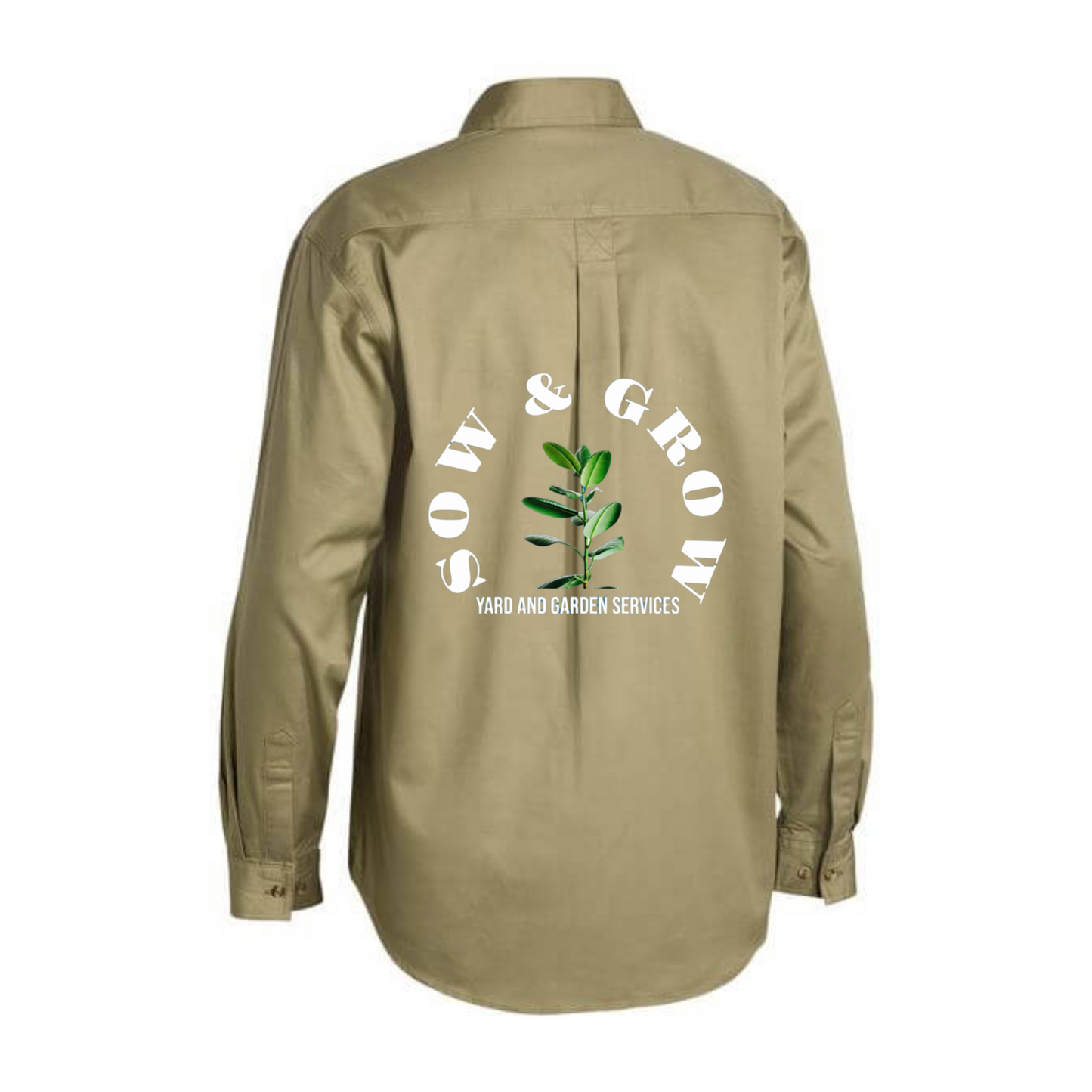 Closed Front Cotton Drill Shirt