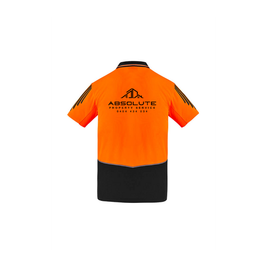 Men's Hi Vis Flux Short Sleeve Polo