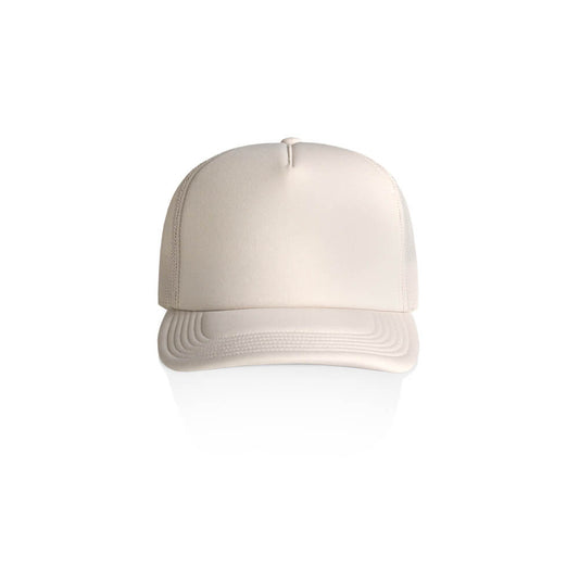 Custom business logo Frame Foam Trucker Cap from AS Colour available at Workwear Ink