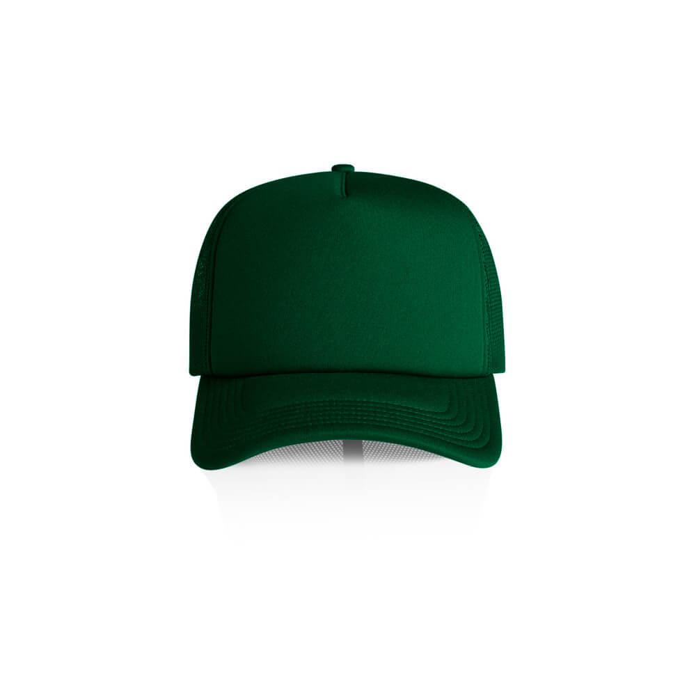 Custom business logo Frame Foam Trucker Cap from AS Colour available at Workwear Ink