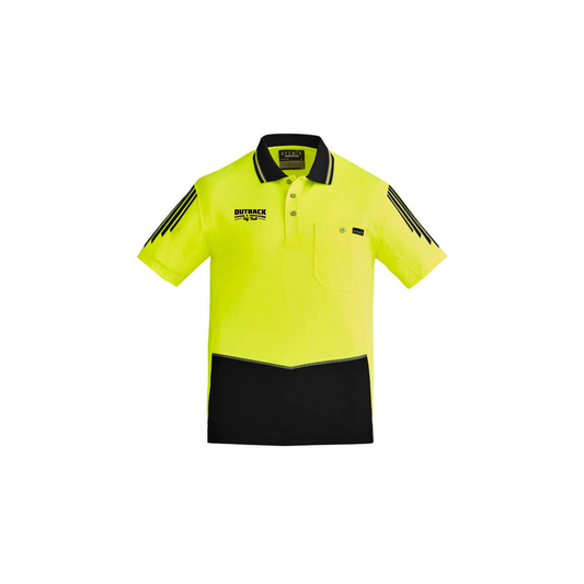 Men's Hi Vis Flux Short Sleeve Polo