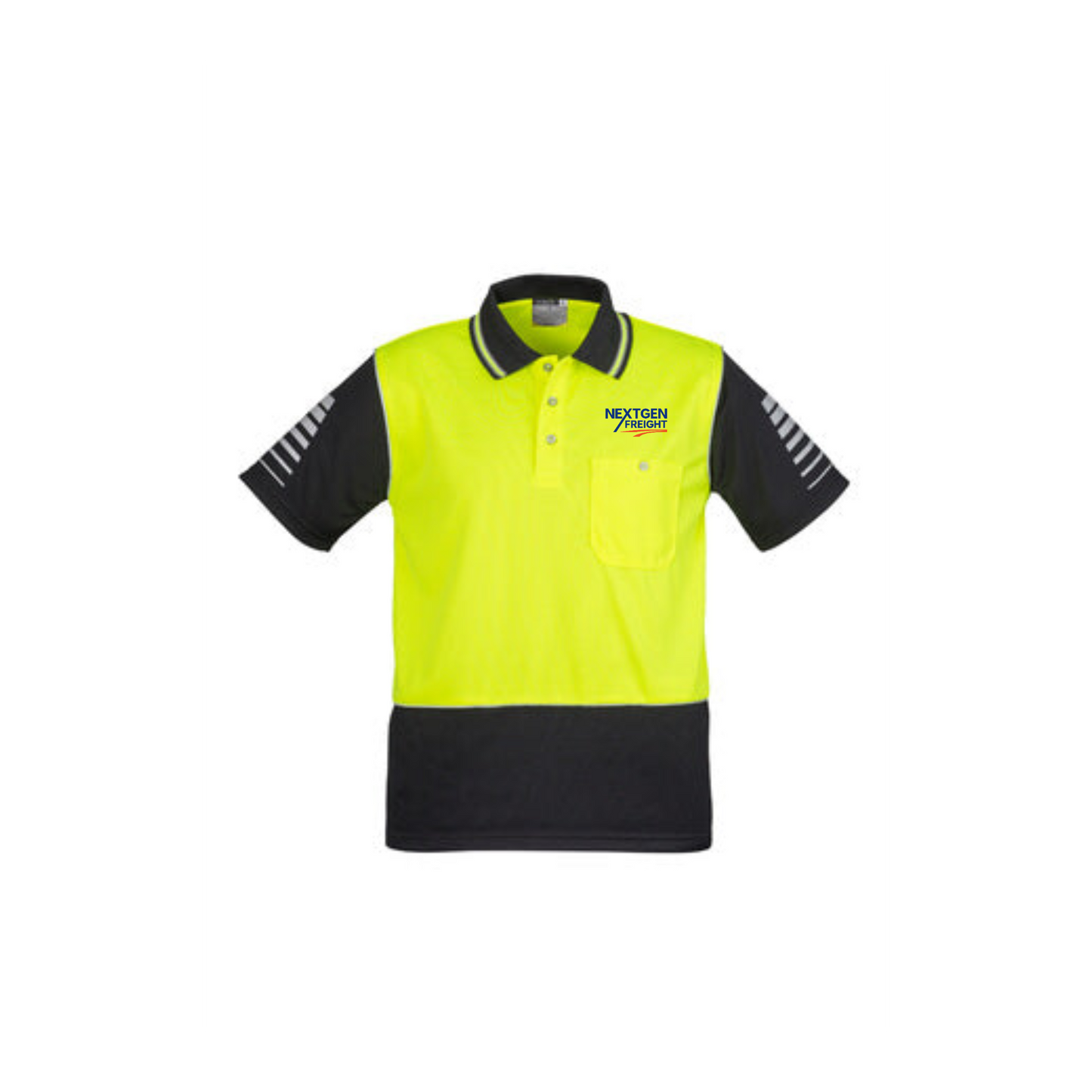Men's Hi Vis Zone Short Sleeve Polo