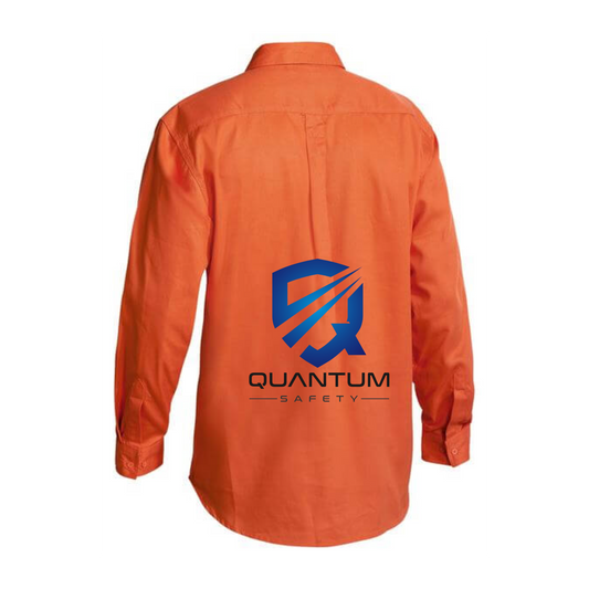 Closed Front Cotton Drill Shirt