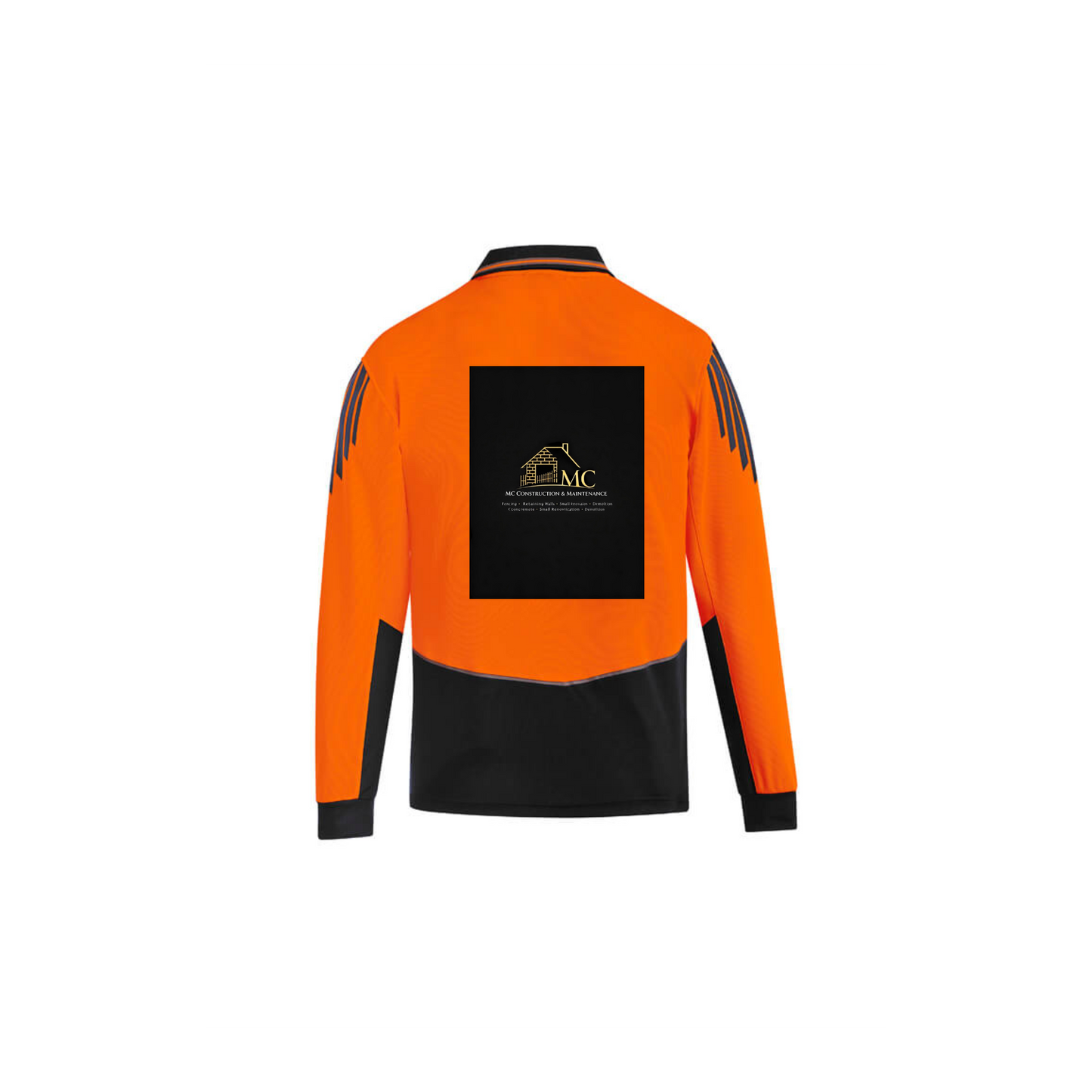Men's Hi Vis Flux Long Sleeve Polo