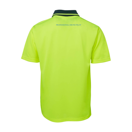 Hi Vis Non Cuff Traditional Polo S/S