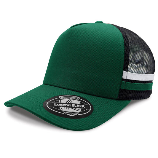 Custom business logo Striped Trucker from Legend Life available at Workwear Ink