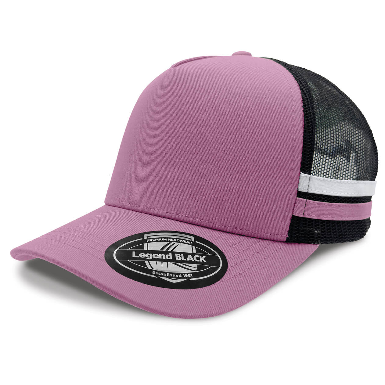 Custom business logo Striped Trucker from Legend Life available at Workwear Ink