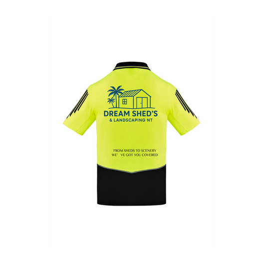 Men's Hi Vis Flux Short Sleeve Polo