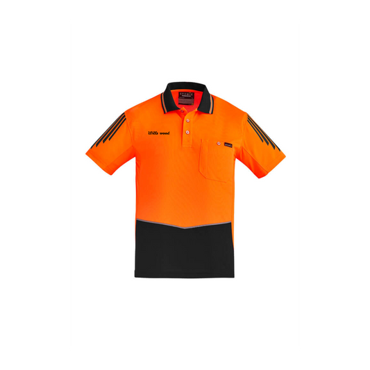 Men's Hi Vis Flux Short Sleeve Polo