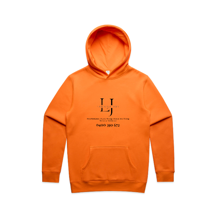 Men's Stencil Hi Vis Safety Hoodie