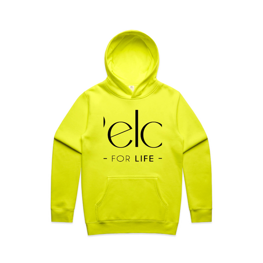 Men's Stencil Hi Vis Safety Hoodie