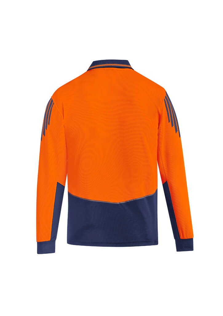 Men's Hi Vis Flux Long Sleeve Polo