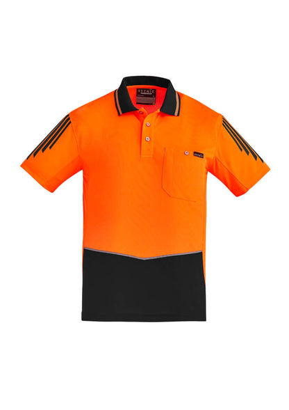 Men's Hi Vis Flux Short Sleeve Polo
