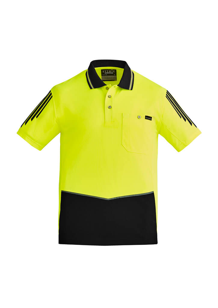 Men's Hi Vis Flux Short Sleeve Polo