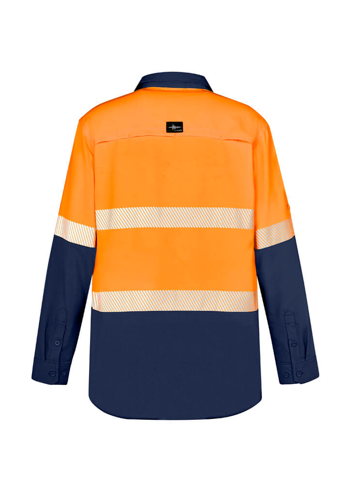 Men's Hi Vis Outdoor Segmented Tape Long Sleeve Shirt