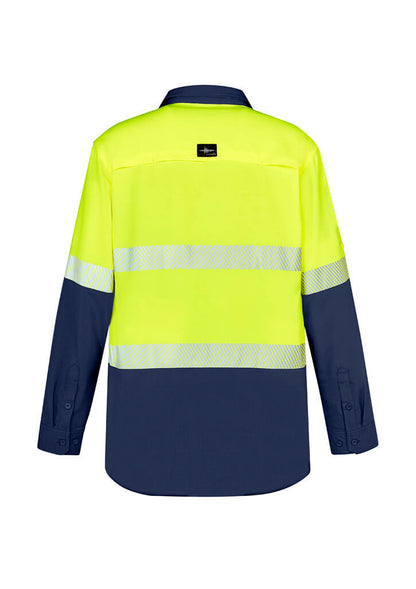Men's Hi Vis Outdoor Segmented Tape Long Sleeve Shirt