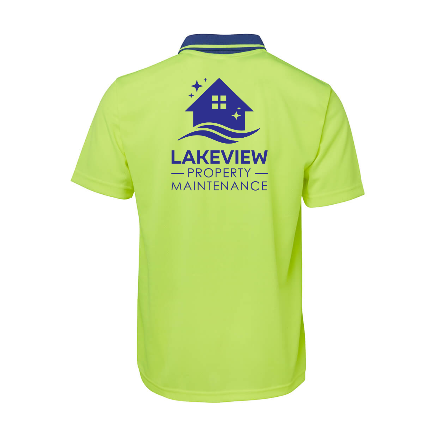 Hi Vis Non Cuff Traditional Polo S/S