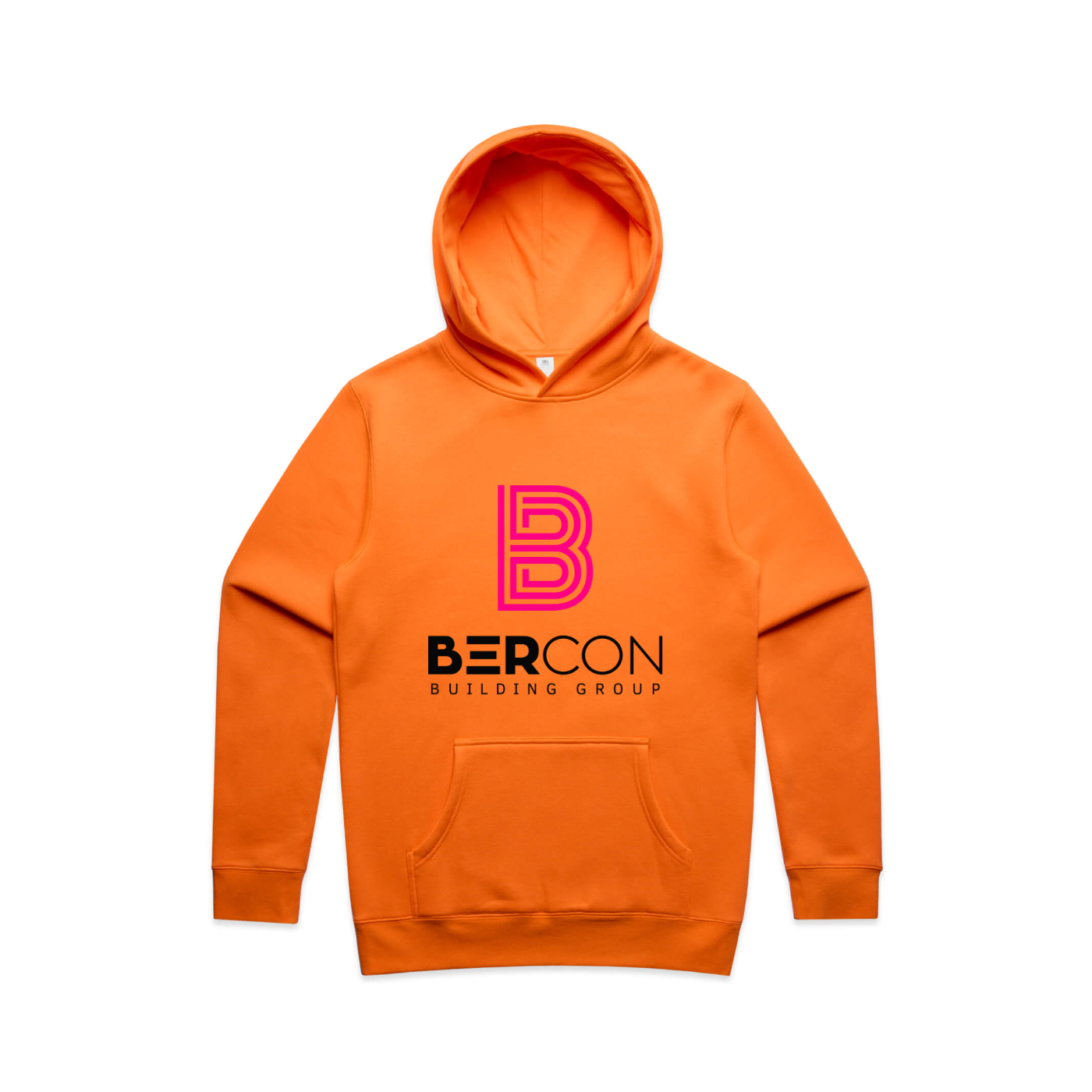 Men's Stencil Hi Vis Safety Hoodie