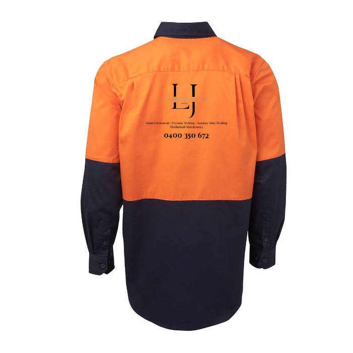 Hi Vis L/S 190g Work Shirt
